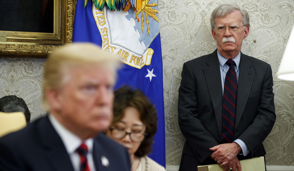 Donald Trump: John Bolton is a 'criminal' who should 'go to jail' - Washington Times