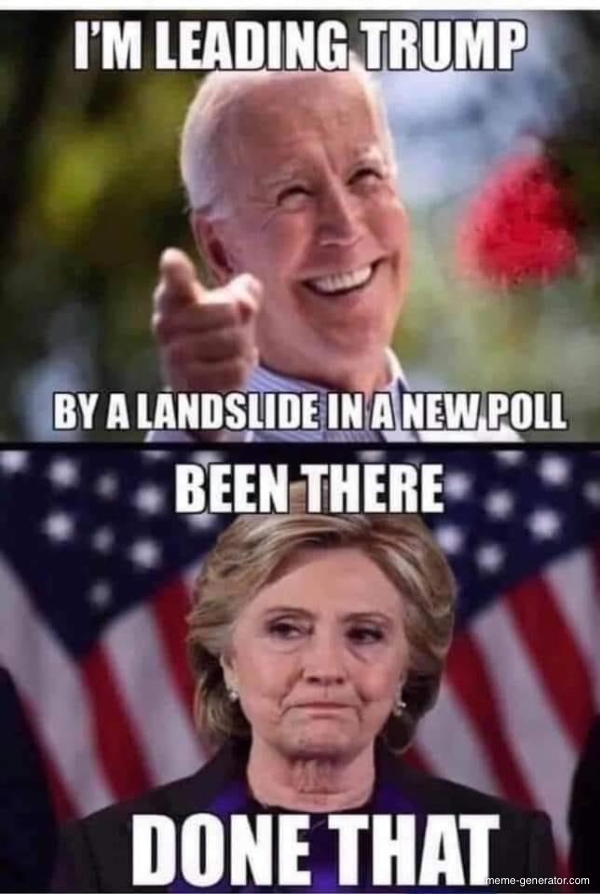 Meme of the day: Biden's Lead Shrinks Closer Than Ever Near Elections, Hello 2016? - The Daily Report