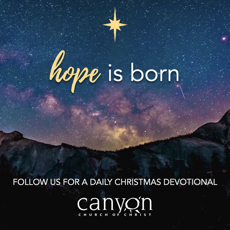 Christmas Daily Devotional — Canyon Church of Christ