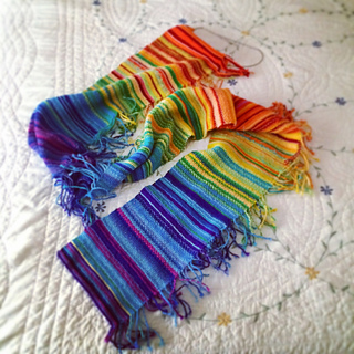 Ravelry: SleepyEyes' My Year in Temperature Scarf