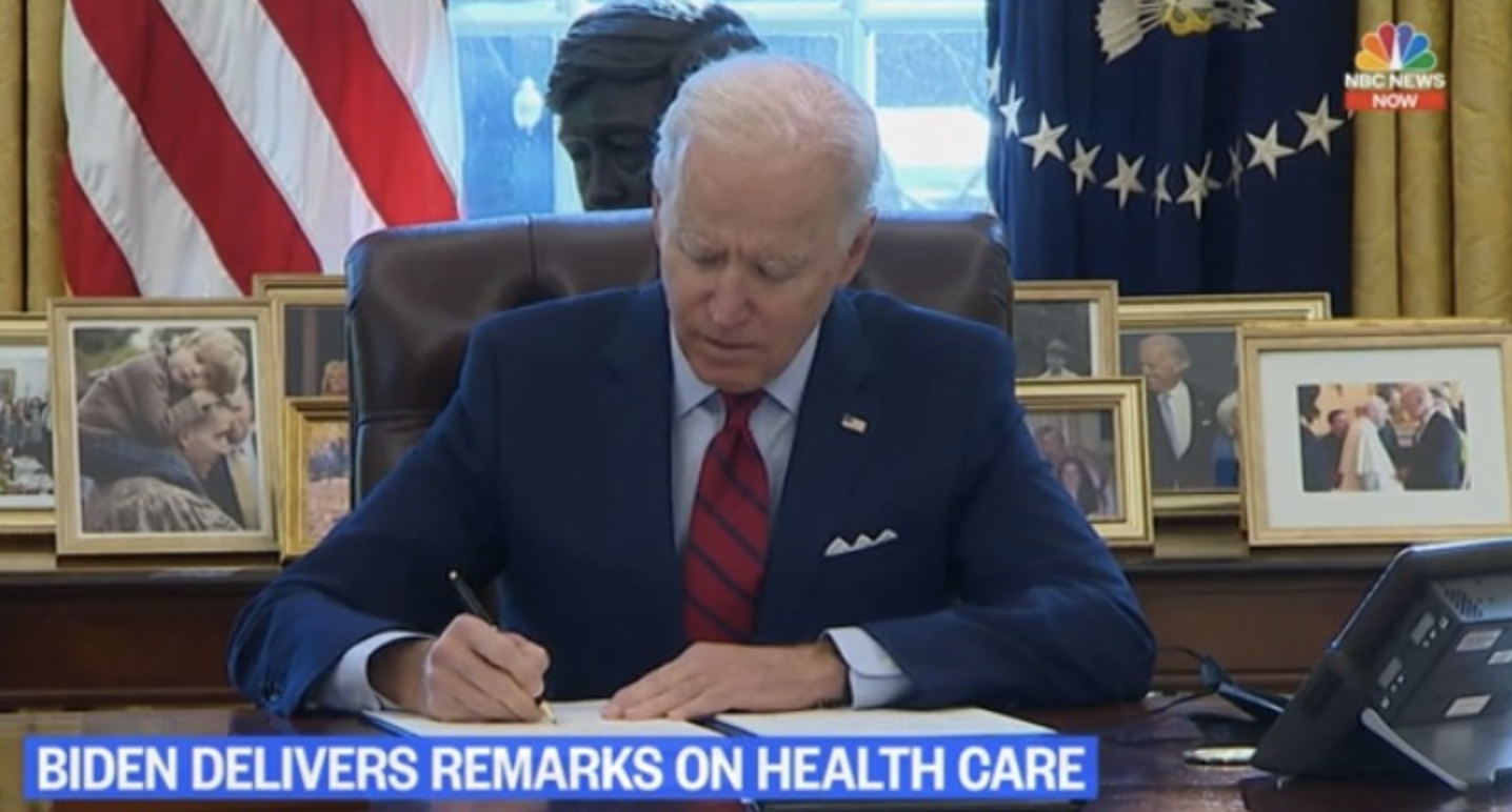 Dictator Biden Signs Two Executive Orders to Restore Obama’s Failed “Affordable Care Act” – Refuses to Answer Questions From Reporters (VIDEO) - The True Defender !