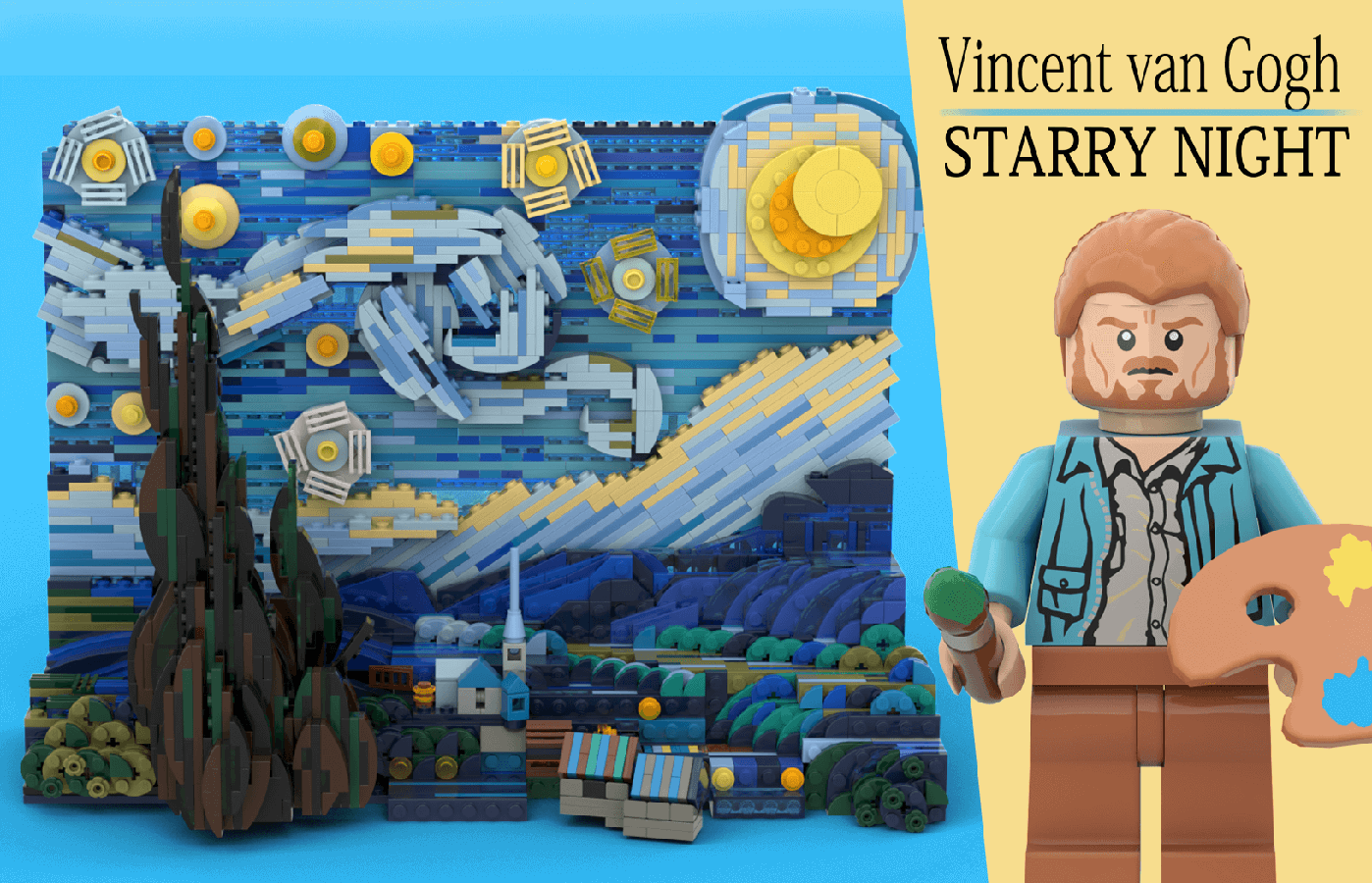 A 25-Year-Old PhD Student Just Convinced Lego to Mass-Produce Van Goghs Starry Night as an Official Toy Kit