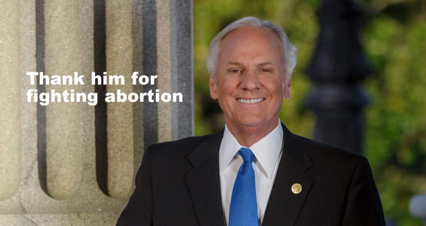 Please Thank Gov. Henry McMaster for Signing the Pro-Life Heartbeat Bill - TFP Student Action