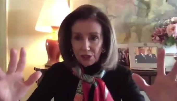 Crazy Nancy Pelosi Releases Bizarre Video on $15 Minimum Wage; Calls President Trump “What’s His Name” - The True Defender !