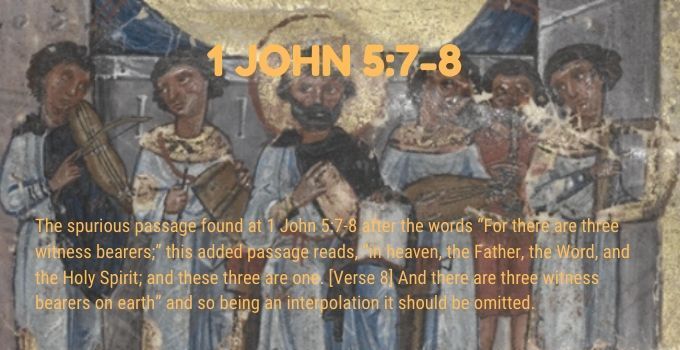 1 John 5:7-8: The Story of an Interpolation – Christian Publishing House Blog