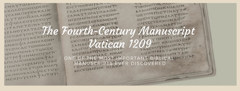 CODEX VATICANUS: Why a Treasure? – Christian Publishing House Blog