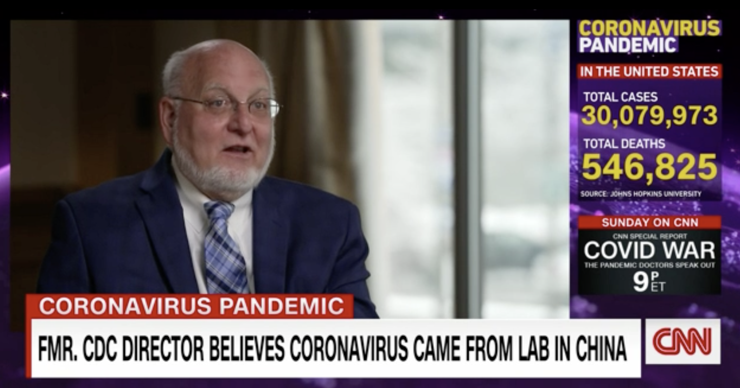 BOMBSHELL: Ex-CDC Chief Says COVID-19 is from Chinese Lab. - The National Pulse