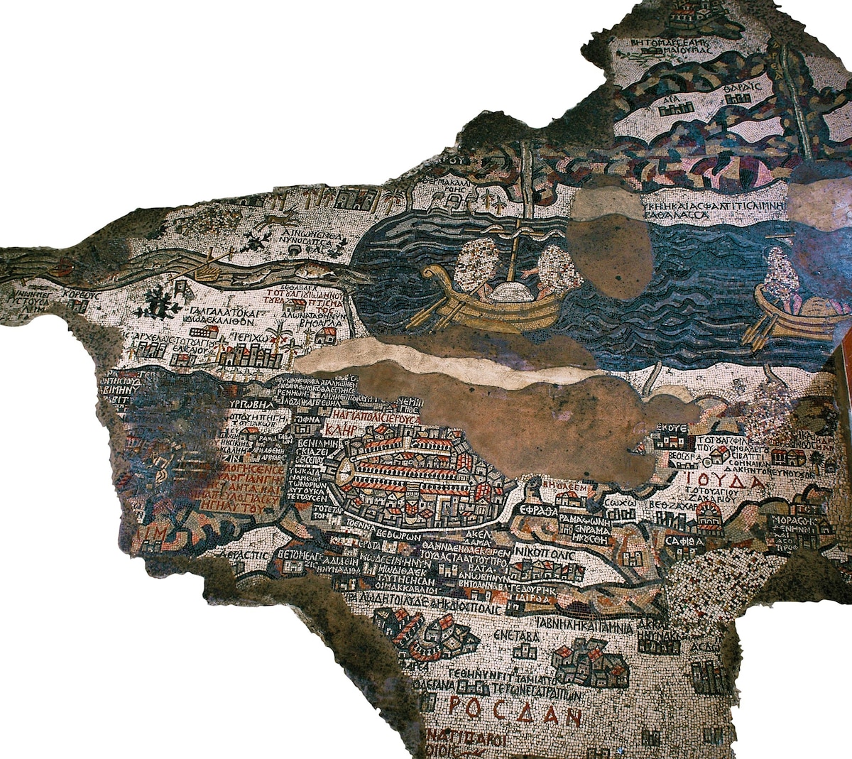 The Madaba mosaic is the oldest map of the Holy Land