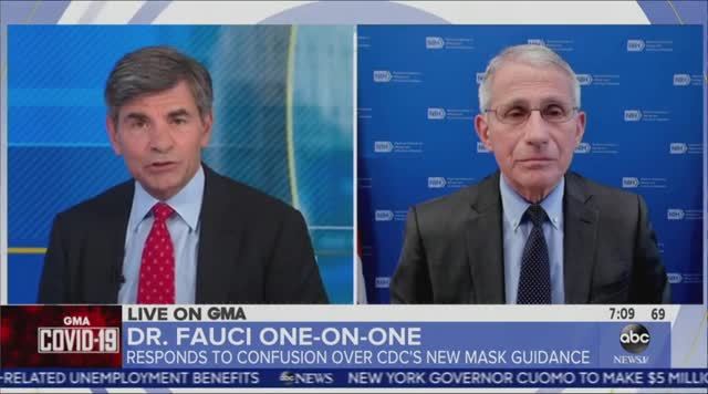 Dr. Fauci Admits He Was Wearing Mask to Create an Impression, Not Due to Science :: Grabien News