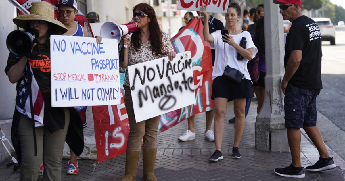 Democrats OK with fines, prison, and mandates for vaccine deniers: Poll | Washington Examiner