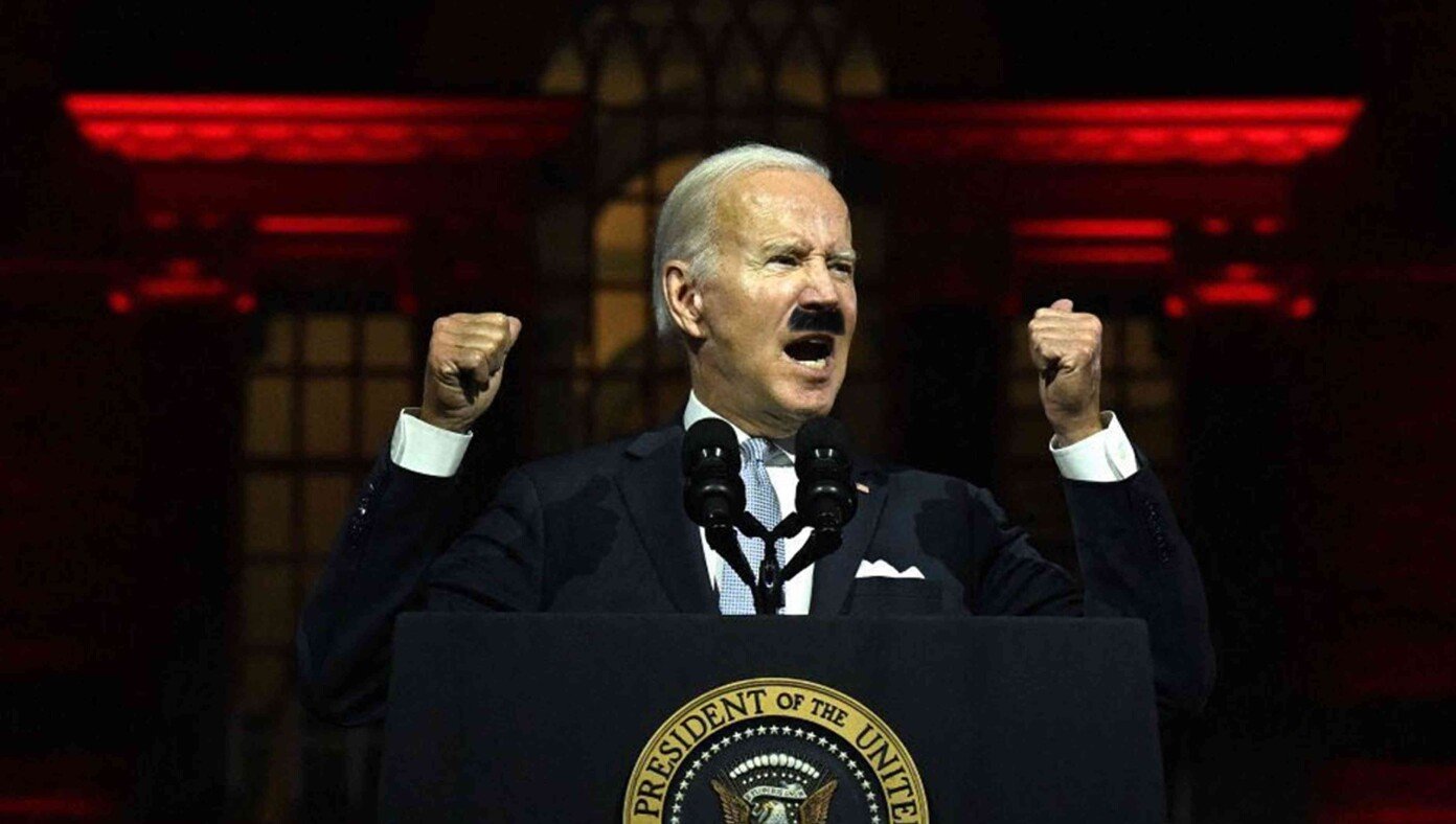 Biden Condemns Fascism In Speech While Also Debuting Attractive New Mustache | Babylon Bee