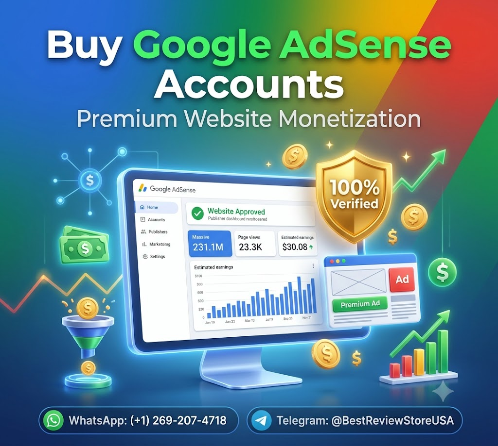 Buy Google AdSense Accounts | PIN Verified Profiles for Instant Website Monetization