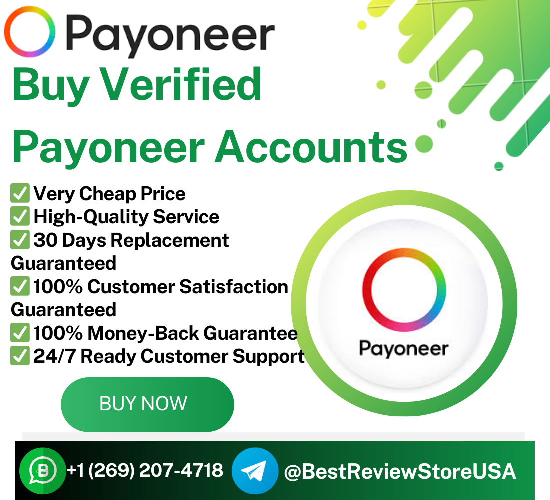 Buy Verified Payoneer Accounts | Fully KYC & Global Payments